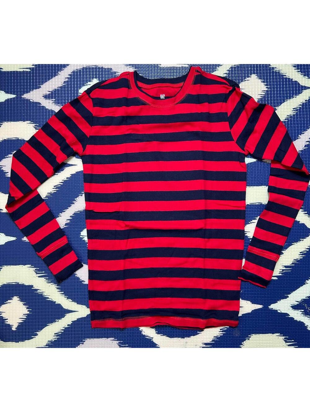 Size 12 yrs Gap 100% Organic Cotton Stripe PJ Set - by Loving Kindness Everyday - Picture 3 of 9